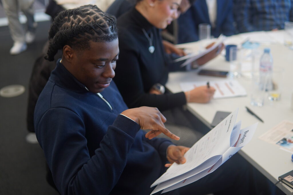 diverse student at career insight day hosted by the CareerGuard