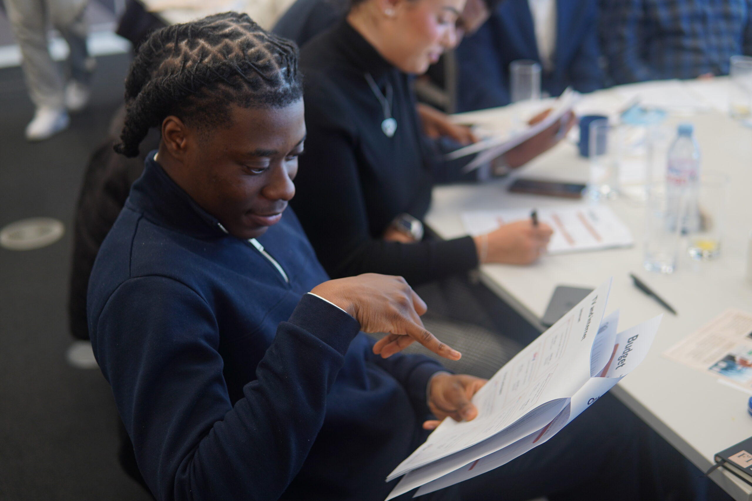 diverse student at career insight day hosted by the CareerGuard